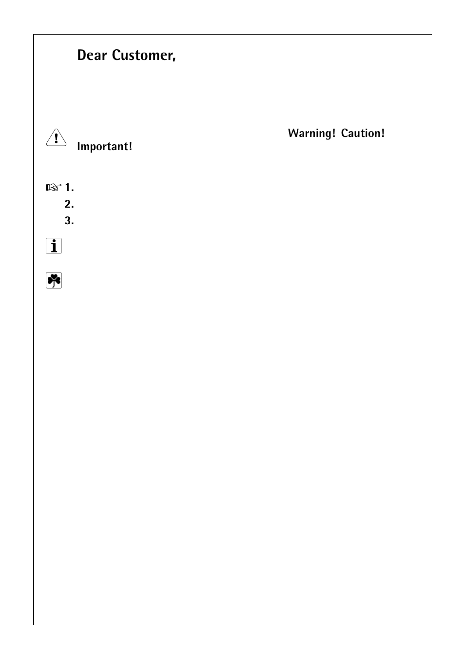 Dear customer | Electrolux B 81005 User Manual | Page 2 / 76