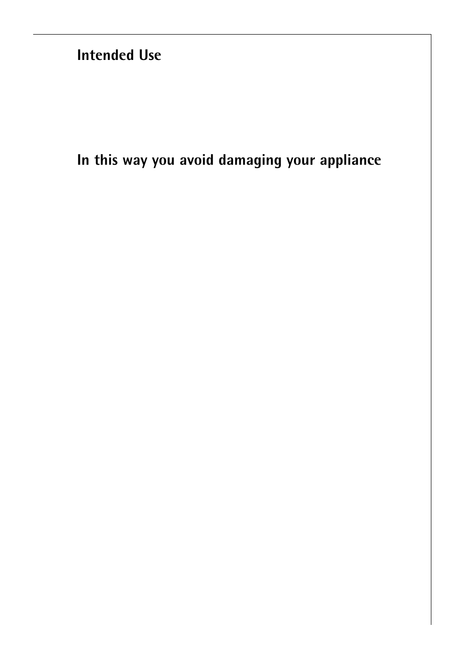 Intended use | Electrolux B 81005 User Manual | Page 7 / 76