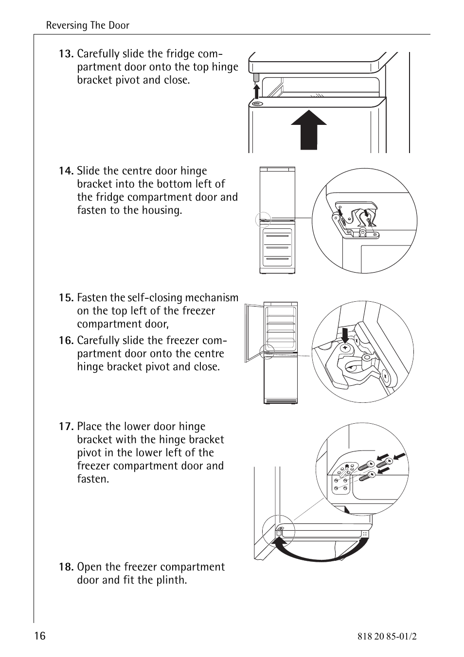 Electrolux 818 20 85 User Manual | Page 16 / 44