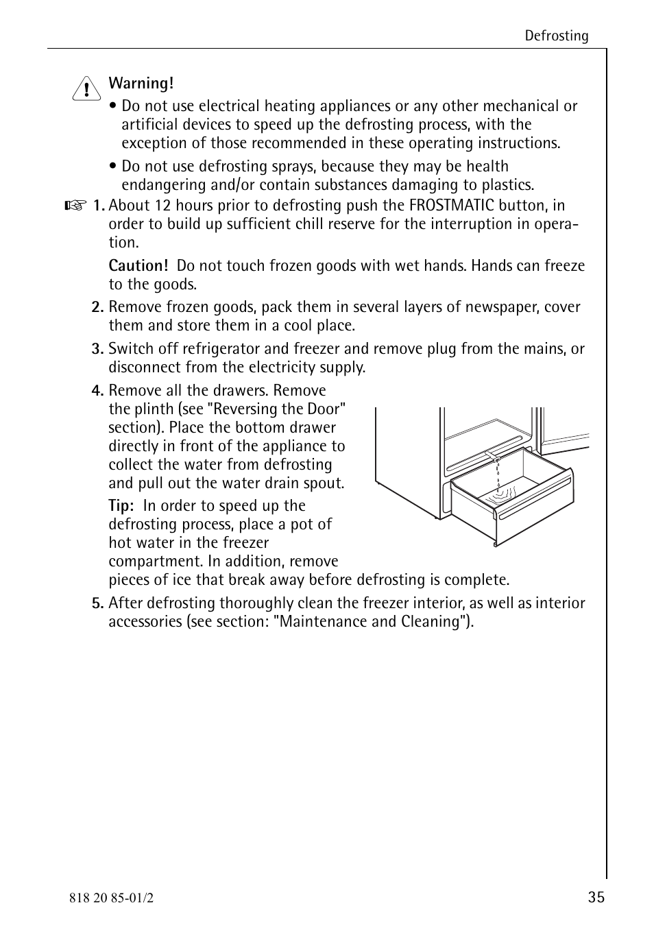 Electrolux 818 20 85 User Manual | Page 35 / 44