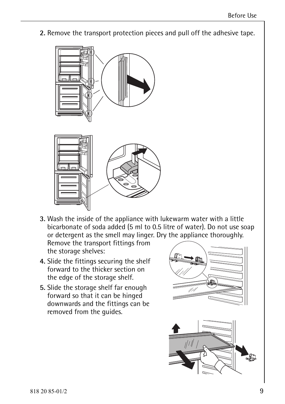 Electrolux 818 20 85 User Manual | Page 9 / 44