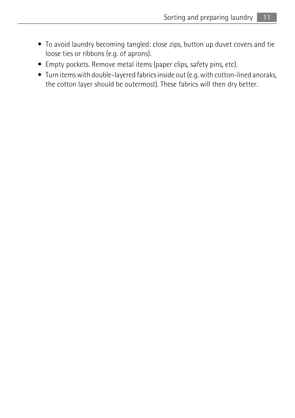 Electrolux LAVATHERM 58840 User Manual | Page 11 / 44