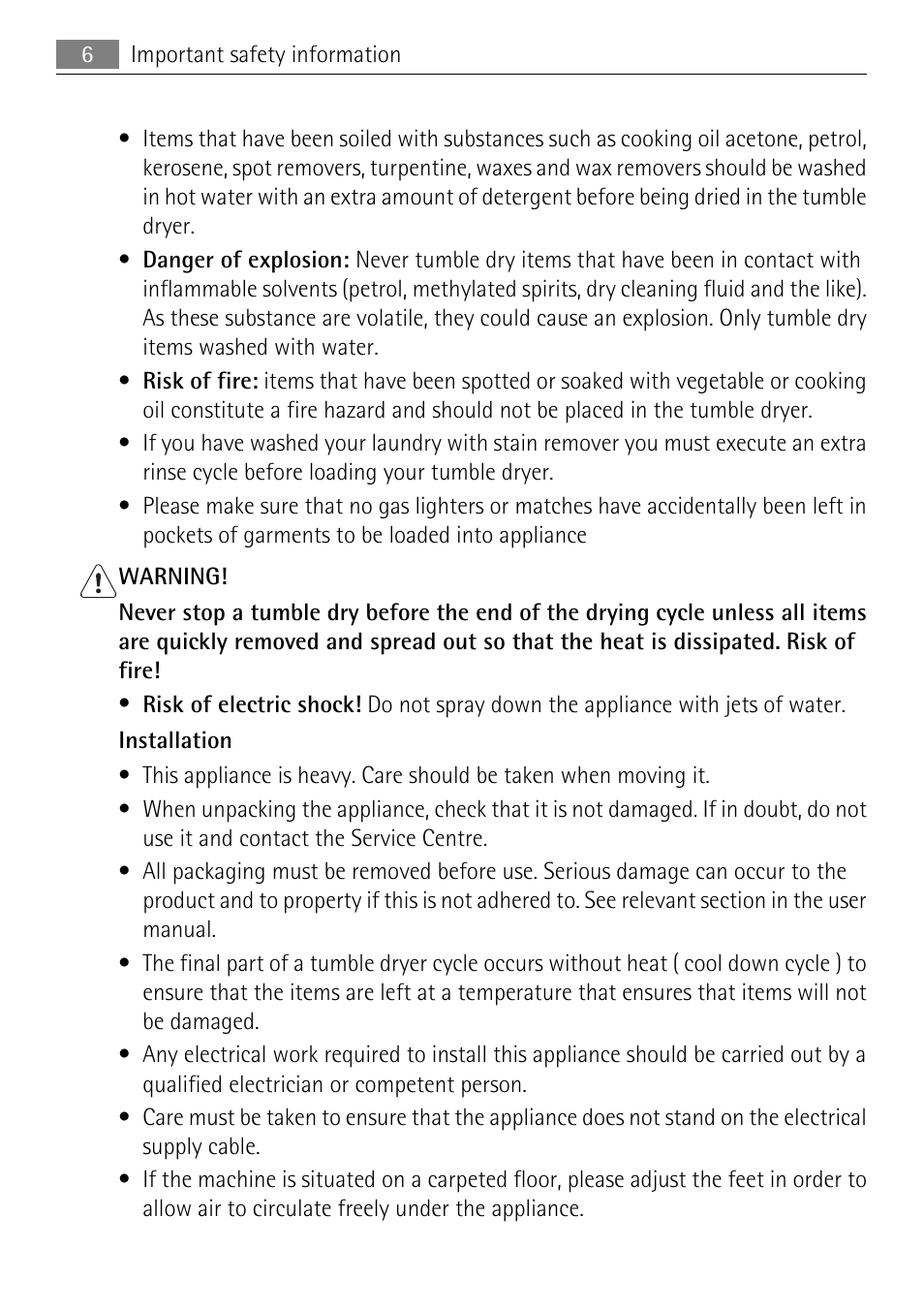 Electrolux LAVATHERM 58840 User Manual | Page 6 / 44
