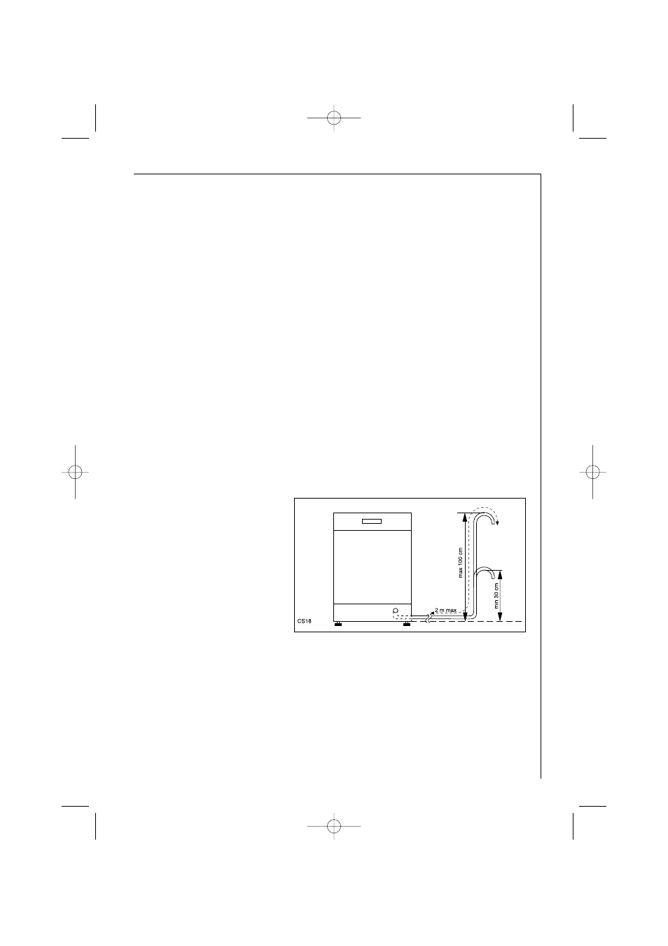 Water outlet hose connection | Electrolux 65080 VIL User Manual | Page 47 / 52