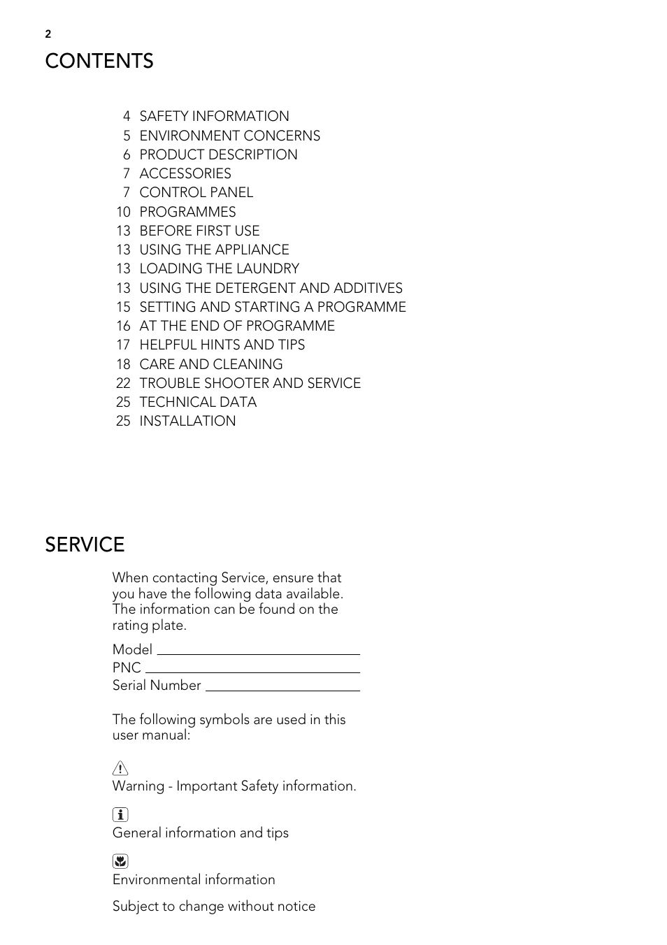 Electrolux L 75478 FL User Manual | Page 2 / 32