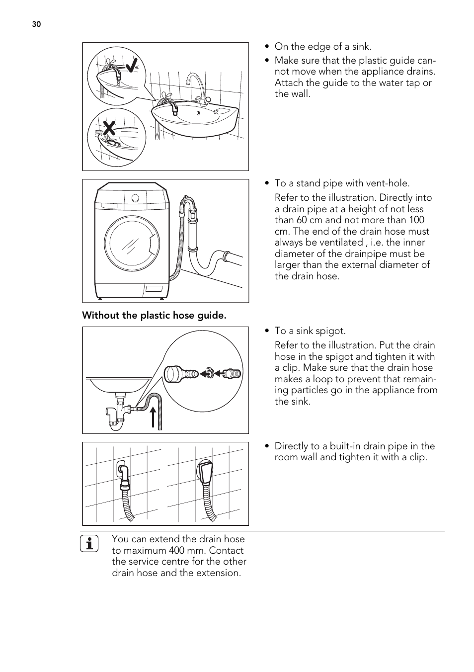 Electrolux L 75478 FL User Manual | Page 30 / 32