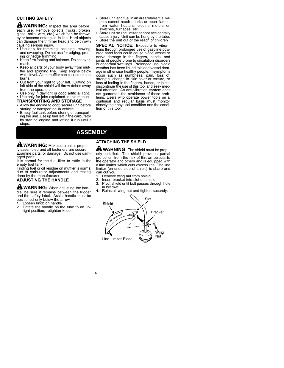 Assembly | Electrolux GT21L User Manual | Page 4 / 12