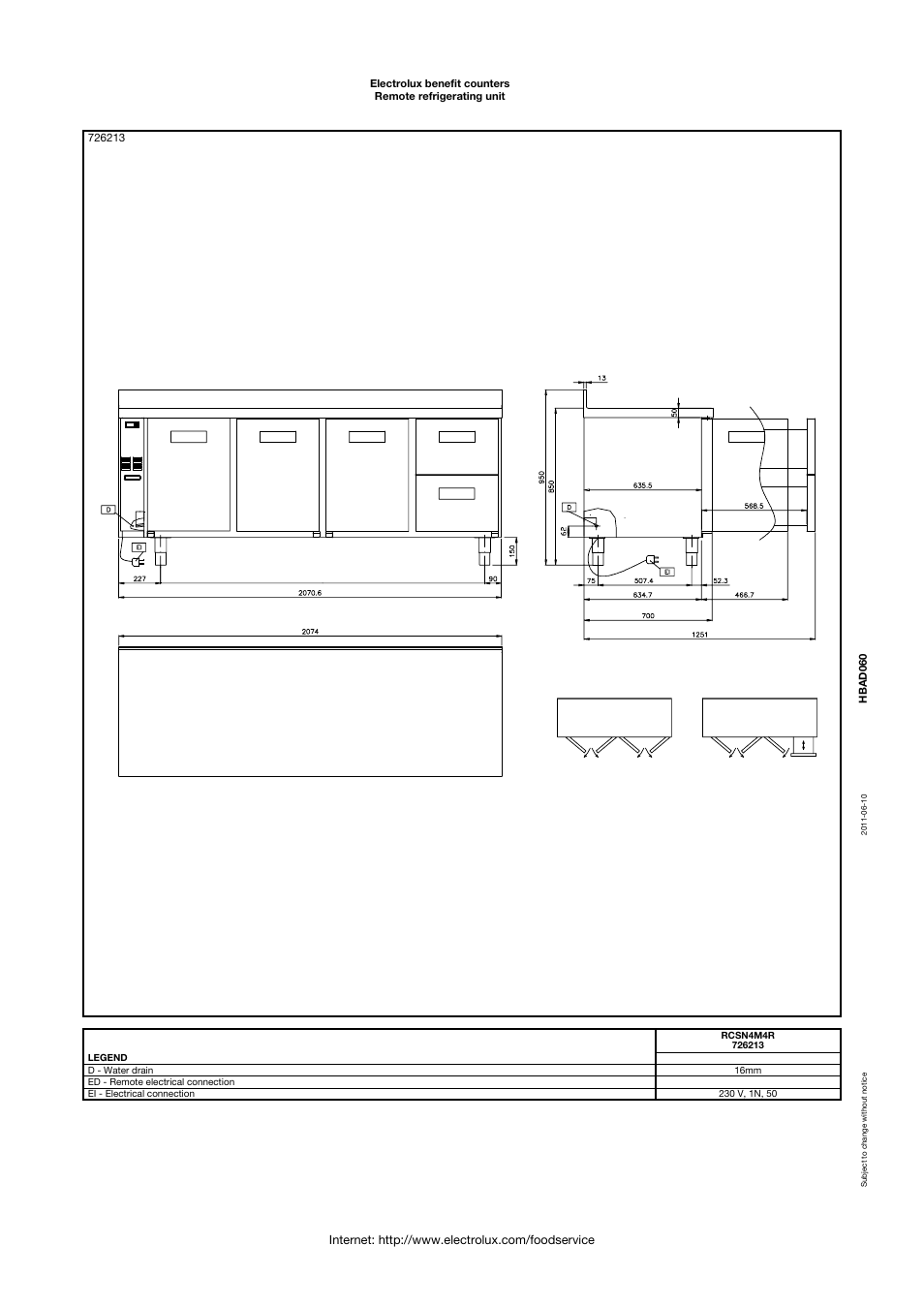 Electrolux 726213 User Manual | Page 5 / 5