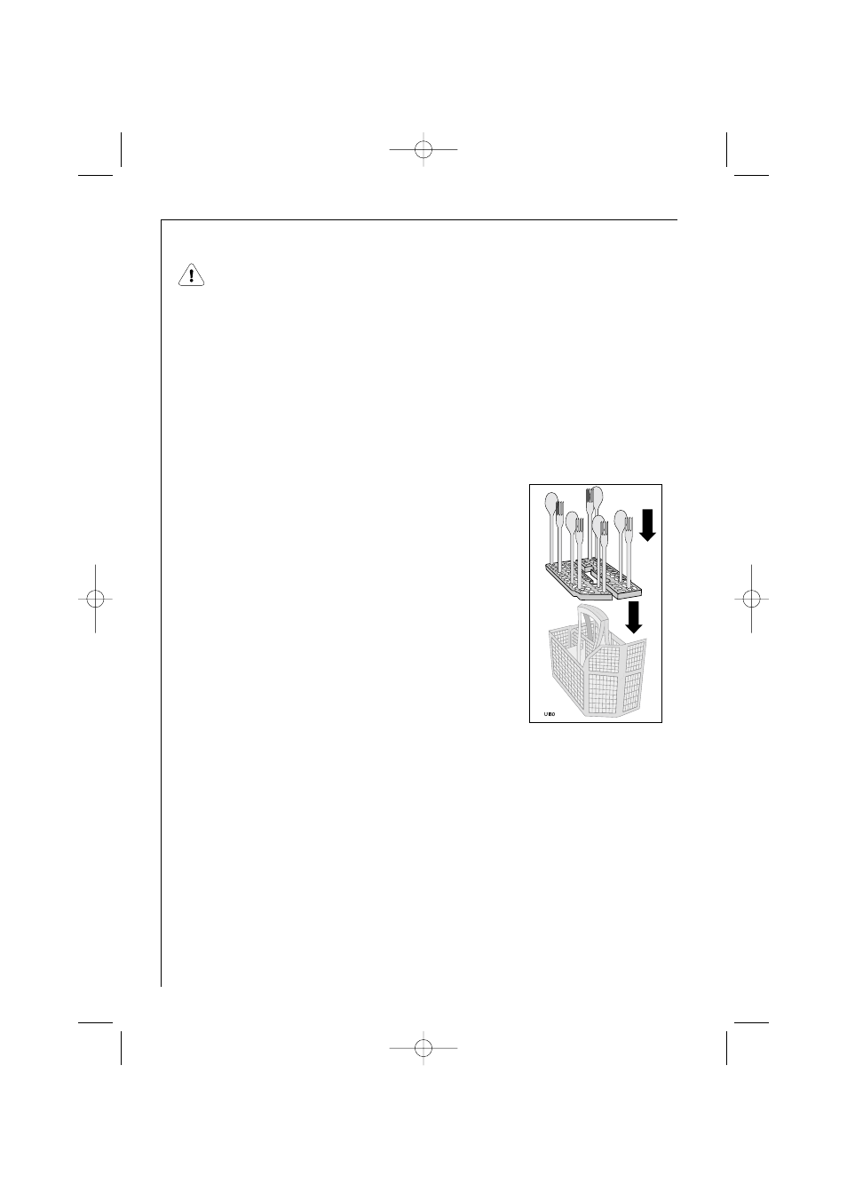 The cutlery basket | Electrolux 35085 VI User Manual | Page 20 / 48