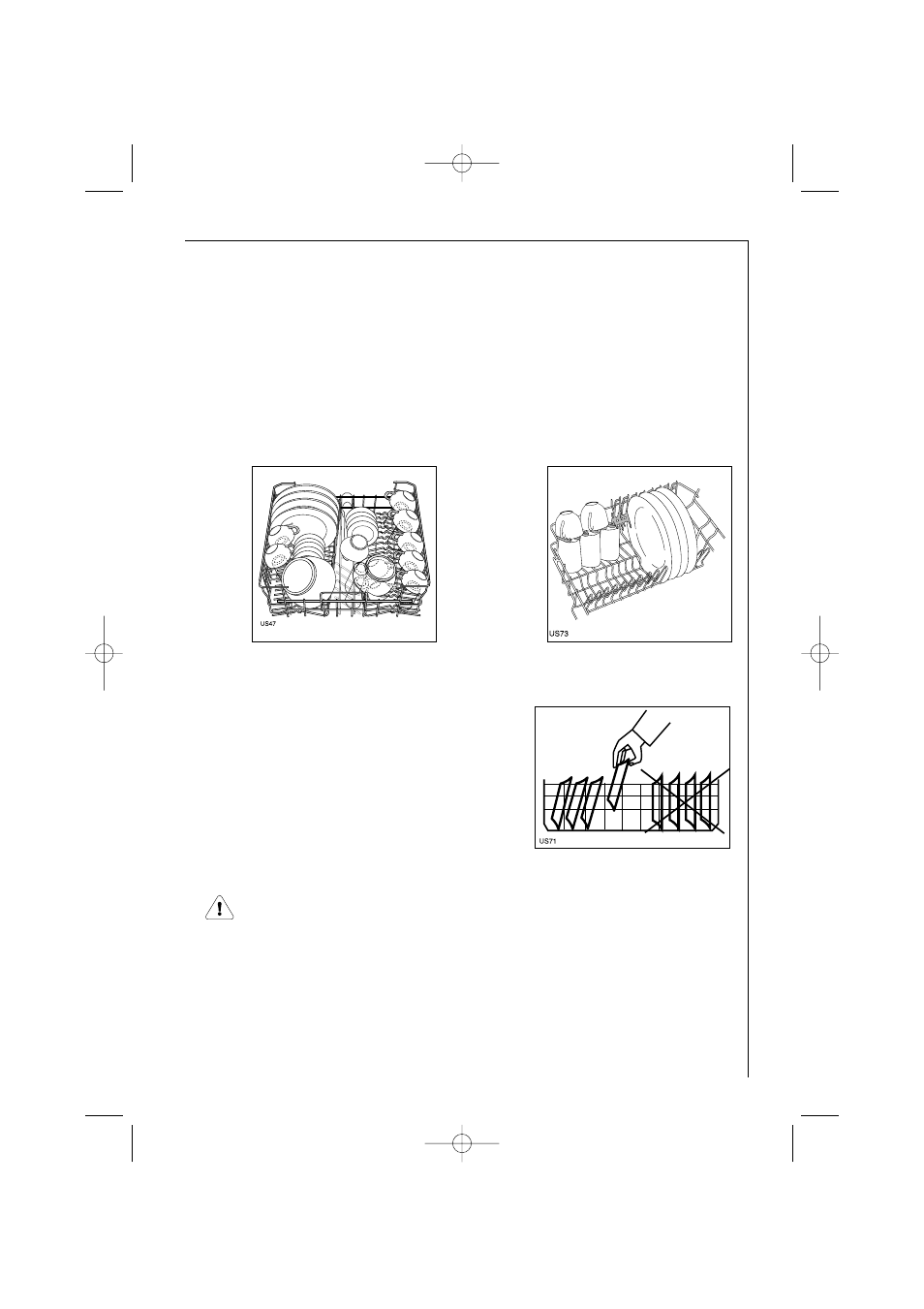 The upper basket | Electrolux 35085 VI User Manual | Page 21 / 48