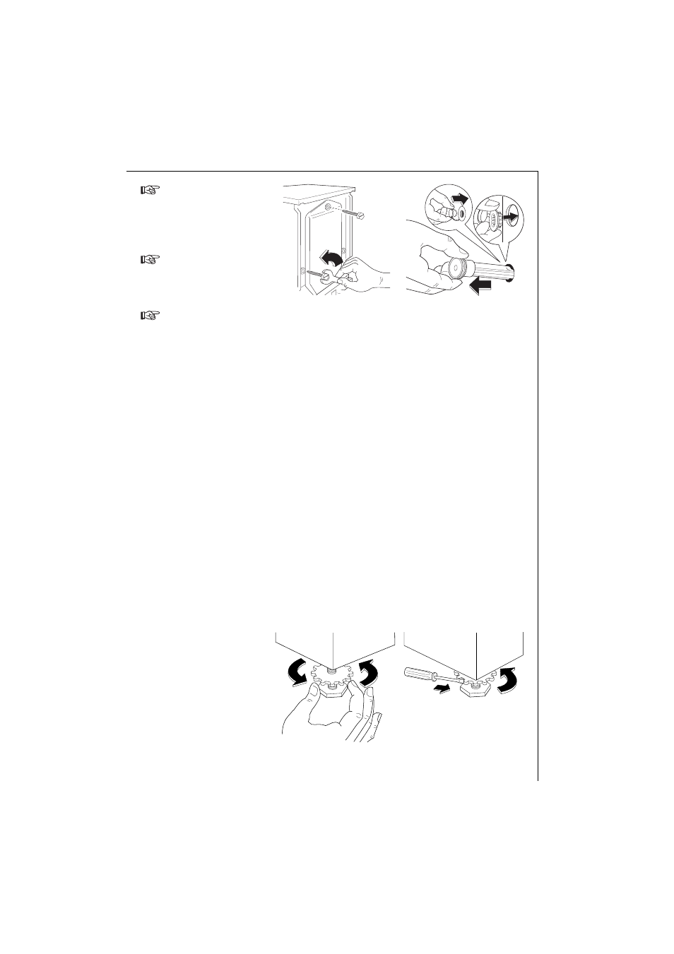 Positioning, Levelling | Electrolux 1271 VI User Manual | Page 51 / 59