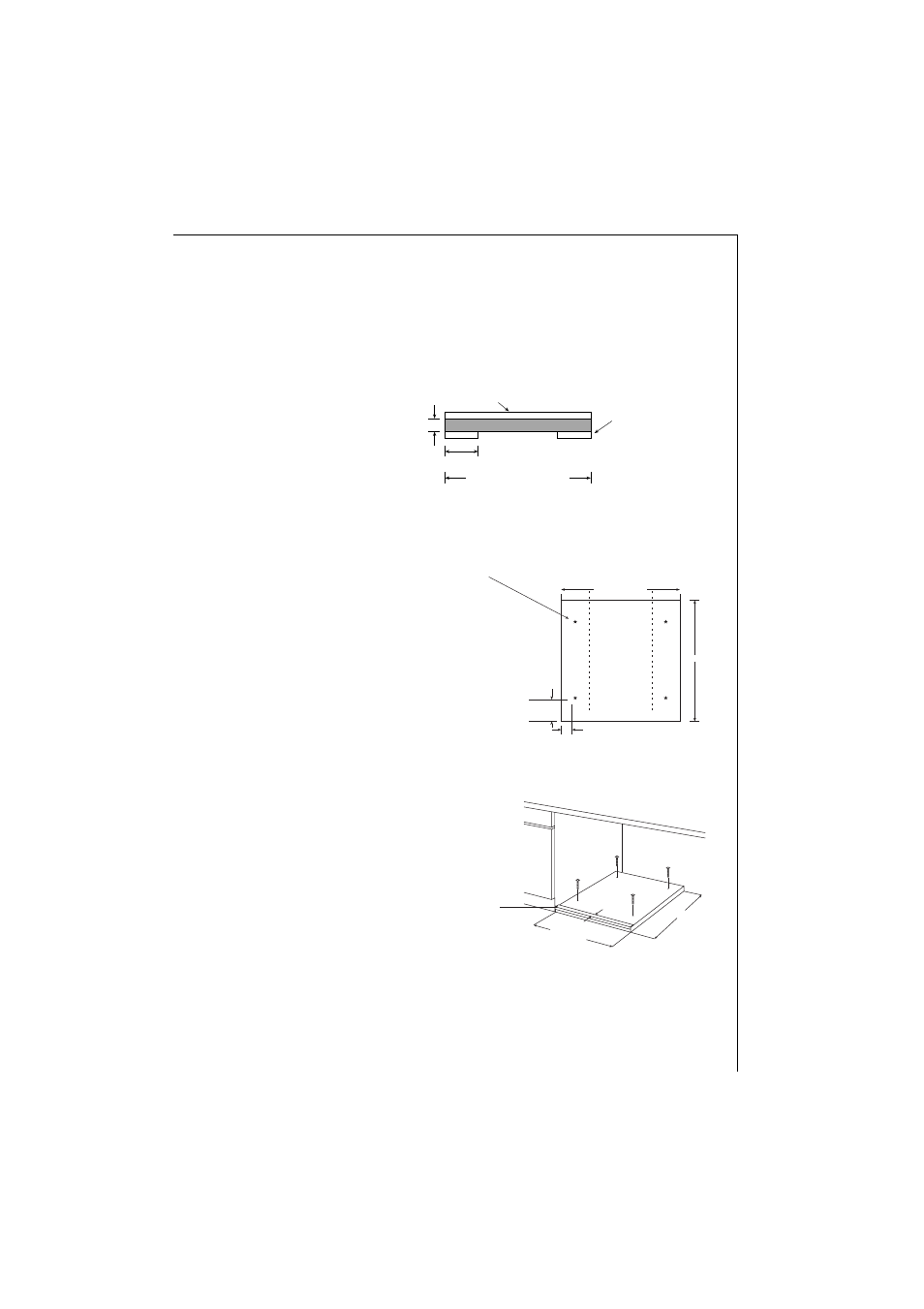 Drill four fixing holes see fig. g | Electrolux 1271 VI User Manual | Page 57 / 59