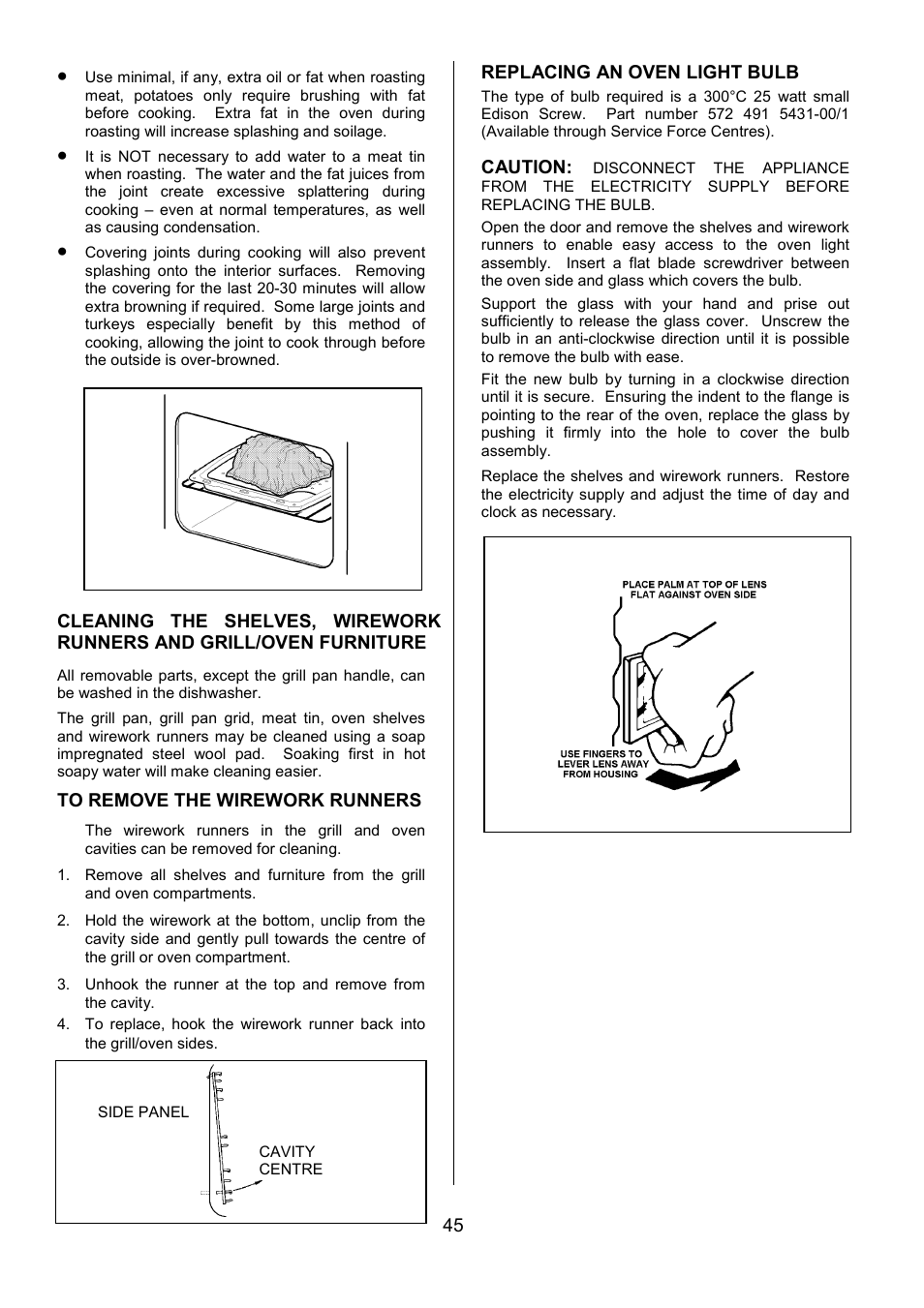 Electrolux EOD6390 User Manual | Page 45 / 52