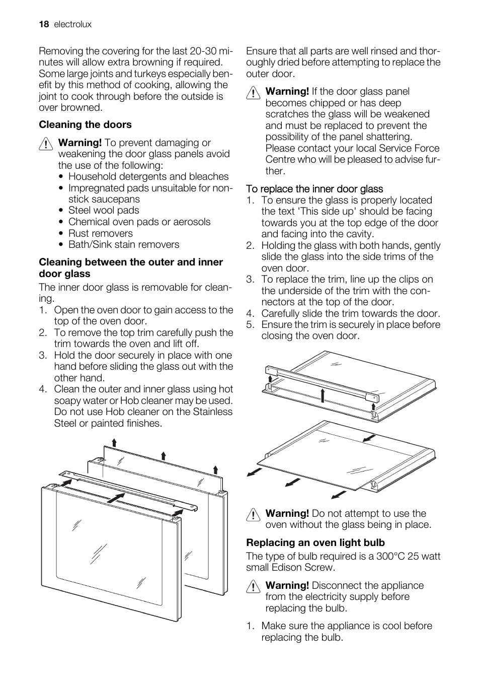 Electrolux EIKG5547 User Manual | Page 18 / 28