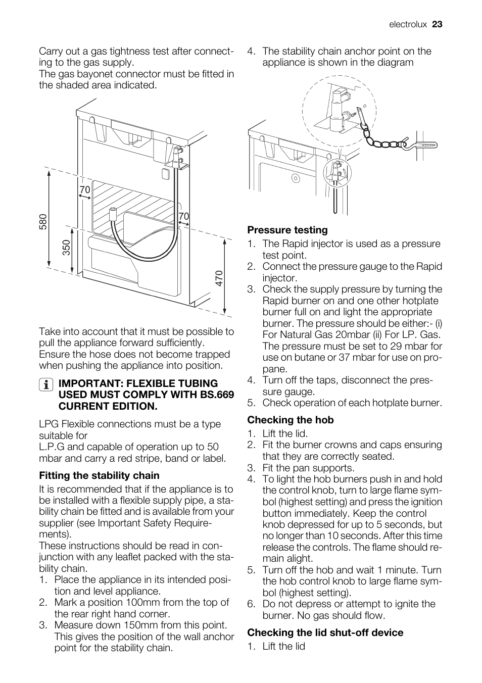 Electrolux EIKG5547 User Manual | Page 23 / 28