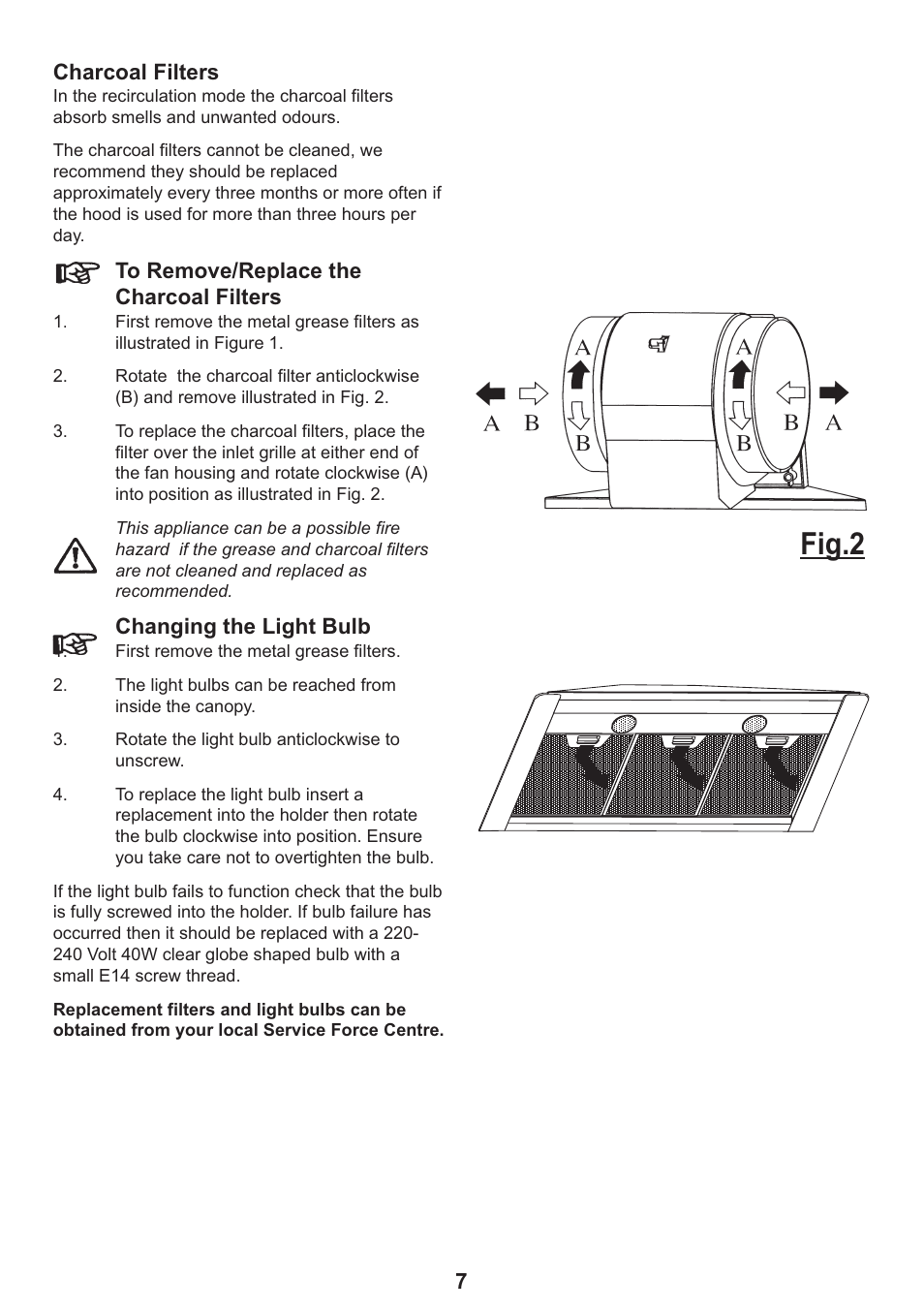 Fig.2 | Electrolux EFC 935 User Manual | Page 7 / 20