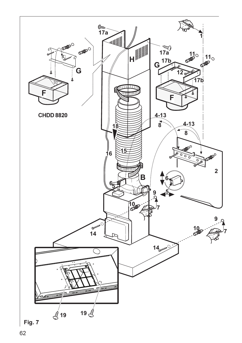 Bg h | Electrolux CHDD 8820 User Manual | Page 14 / 16