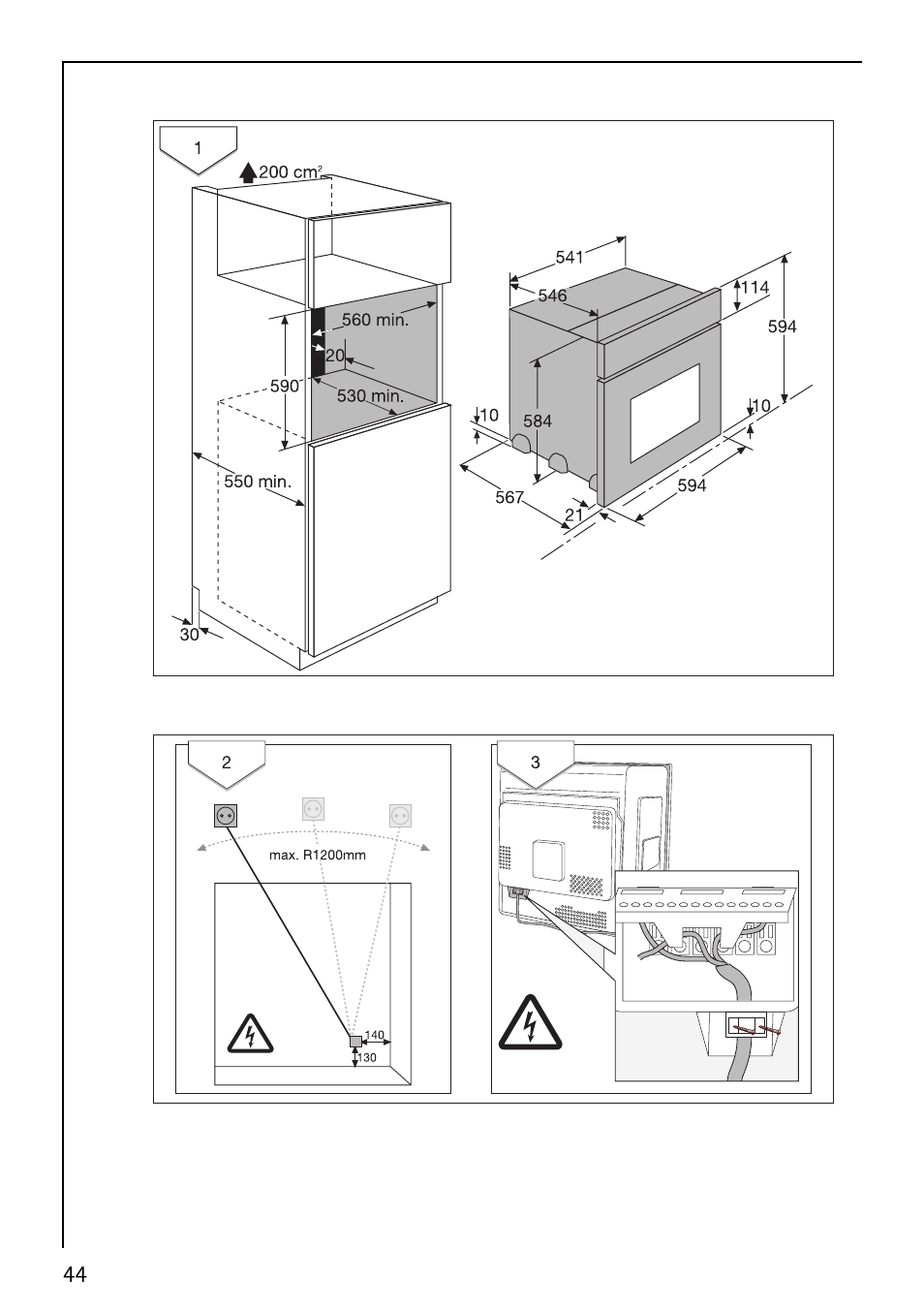 Electrolux B1180-4 User Manual | Page 44 / 52