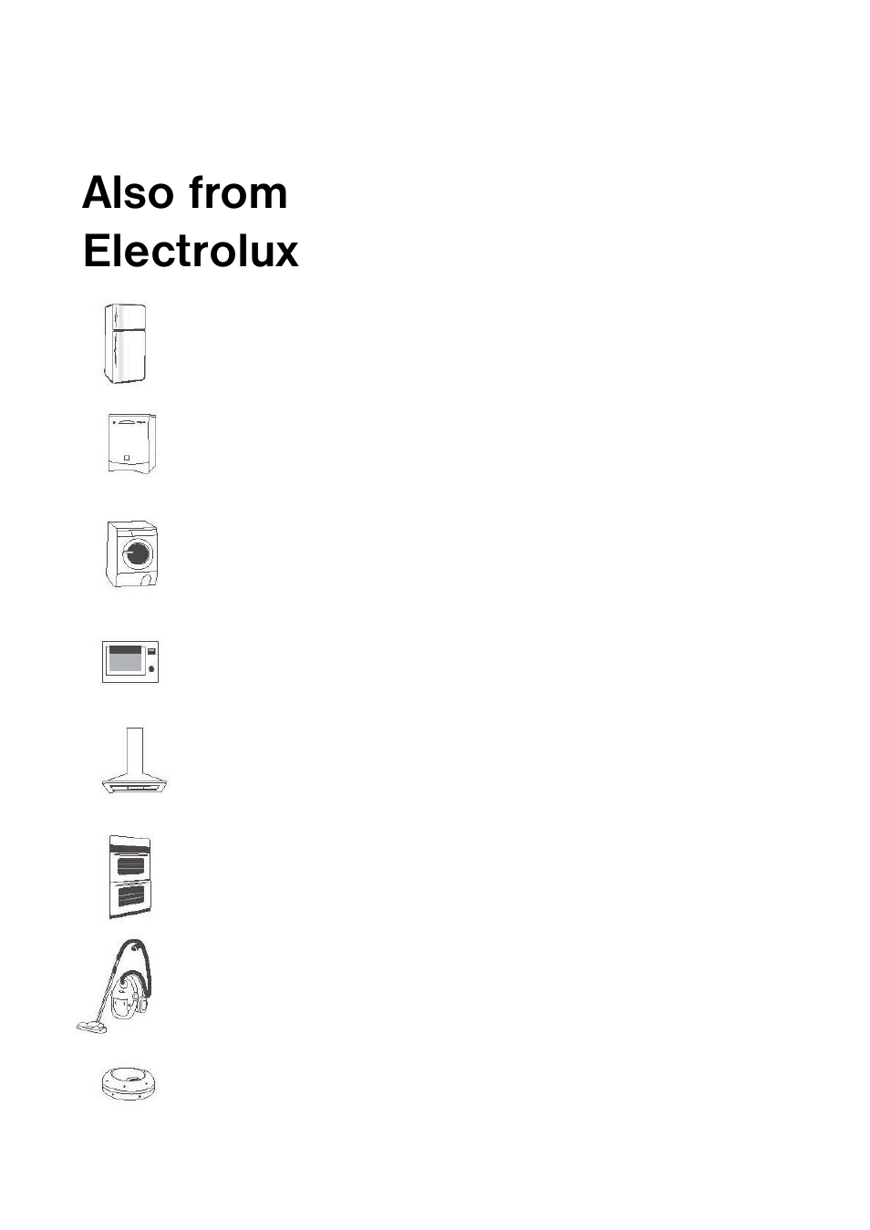 Also from electrolux | Electrolux 820 41 77 06 User Manual | Page 19 / 20