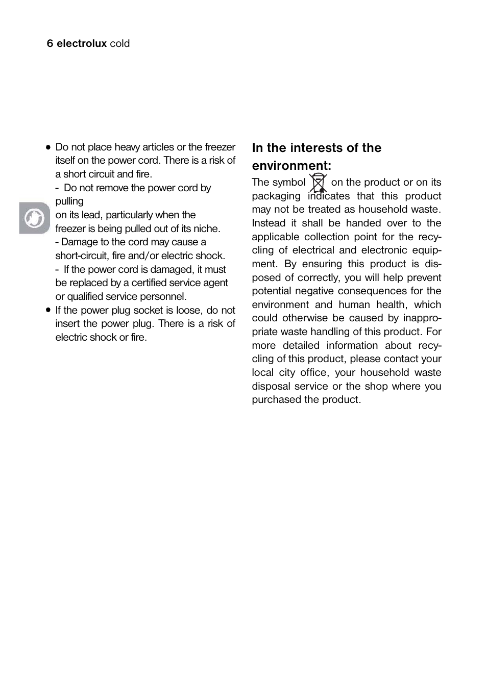 Electrolux 820 41 77 06 User Manual | Page 6 / 20