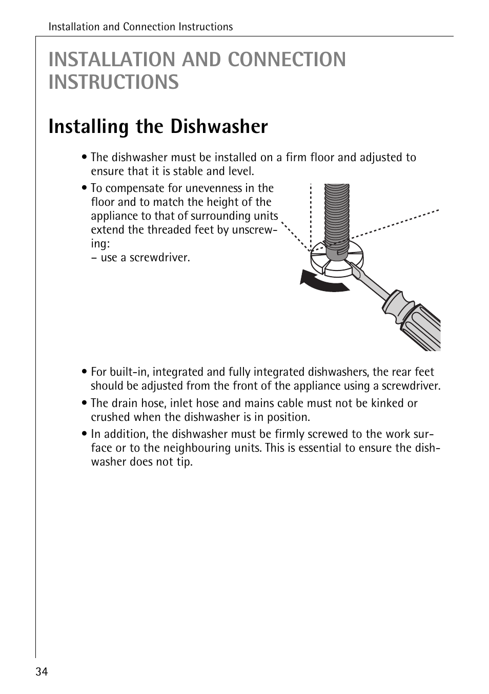 Electrolux 86050 VI User Manual | Page 34 / 44