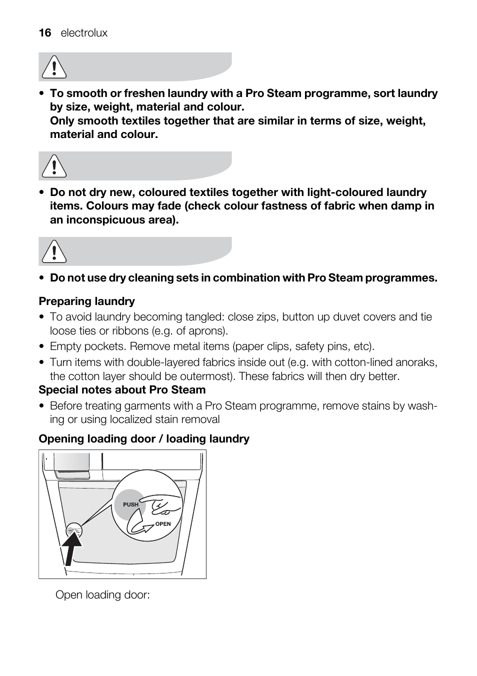 Electrolux TK SL5 E User Manual | Page 16 / 64