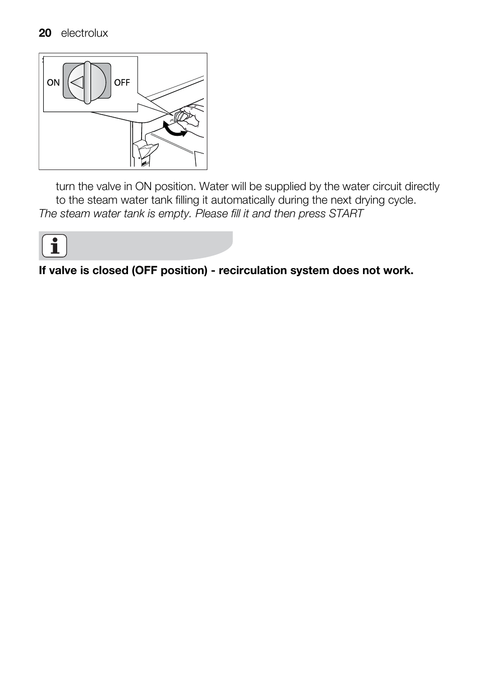 Electrolux TK SL5 E User Manual | Page 20 / 64