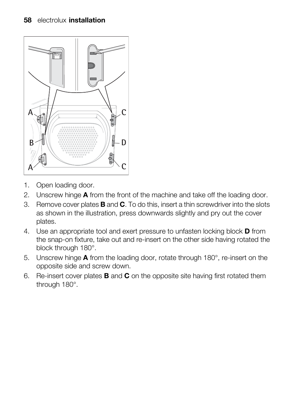 Electrolux TK SL5 E User Manual | Page 58 / 64