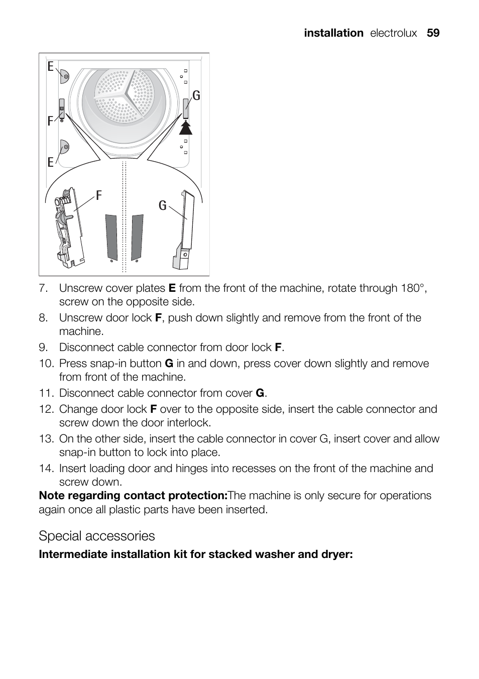 Electrolux TK SL5 E User Manual | Page 59 / 64