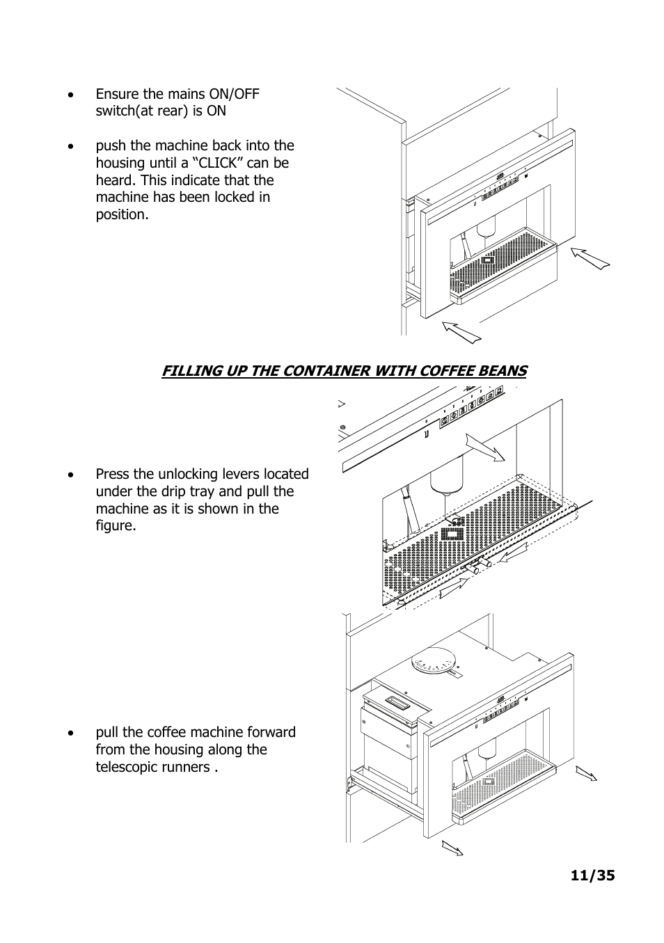 Electrolux PE 9038-m fww User Manual | Page 11 / 36