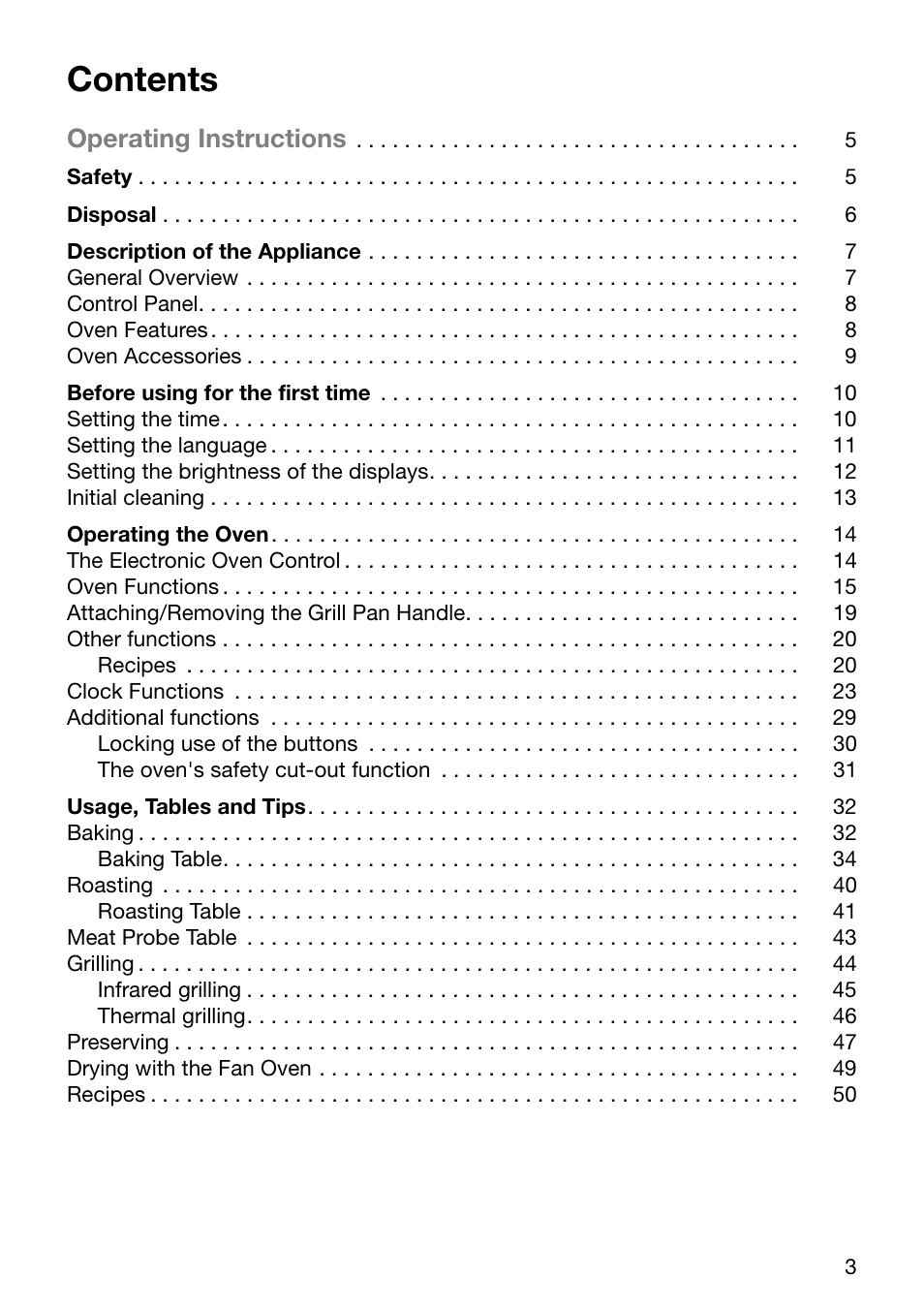 Electrolux EOC6690 User Manual | Page 3 / 80
