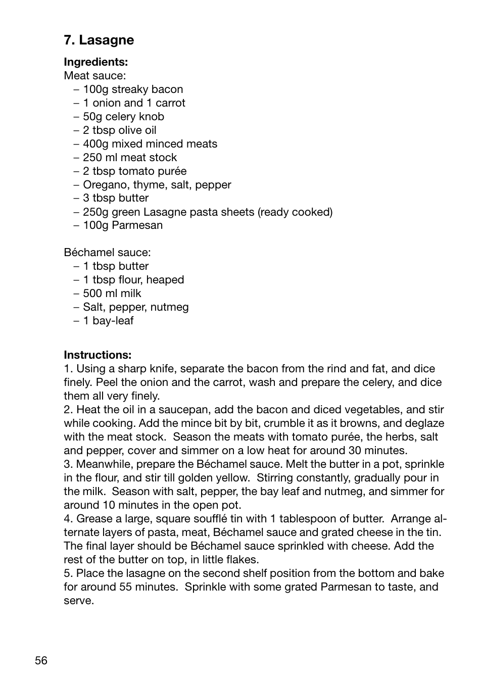 Electrolux EOC6690 User Manual | Page 56 / 80