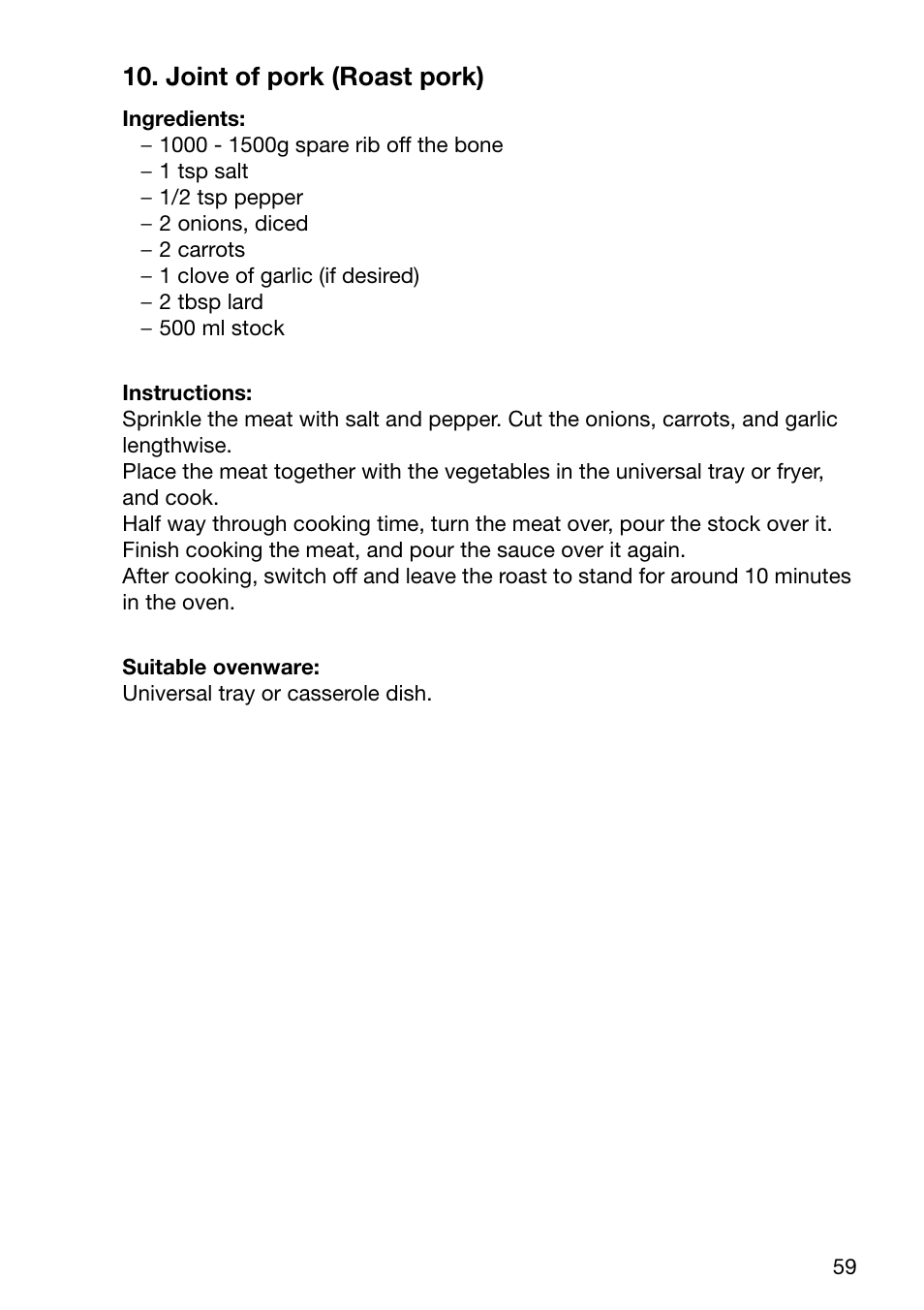Electrolux EOC6690 User Manual | Page 59 / 80