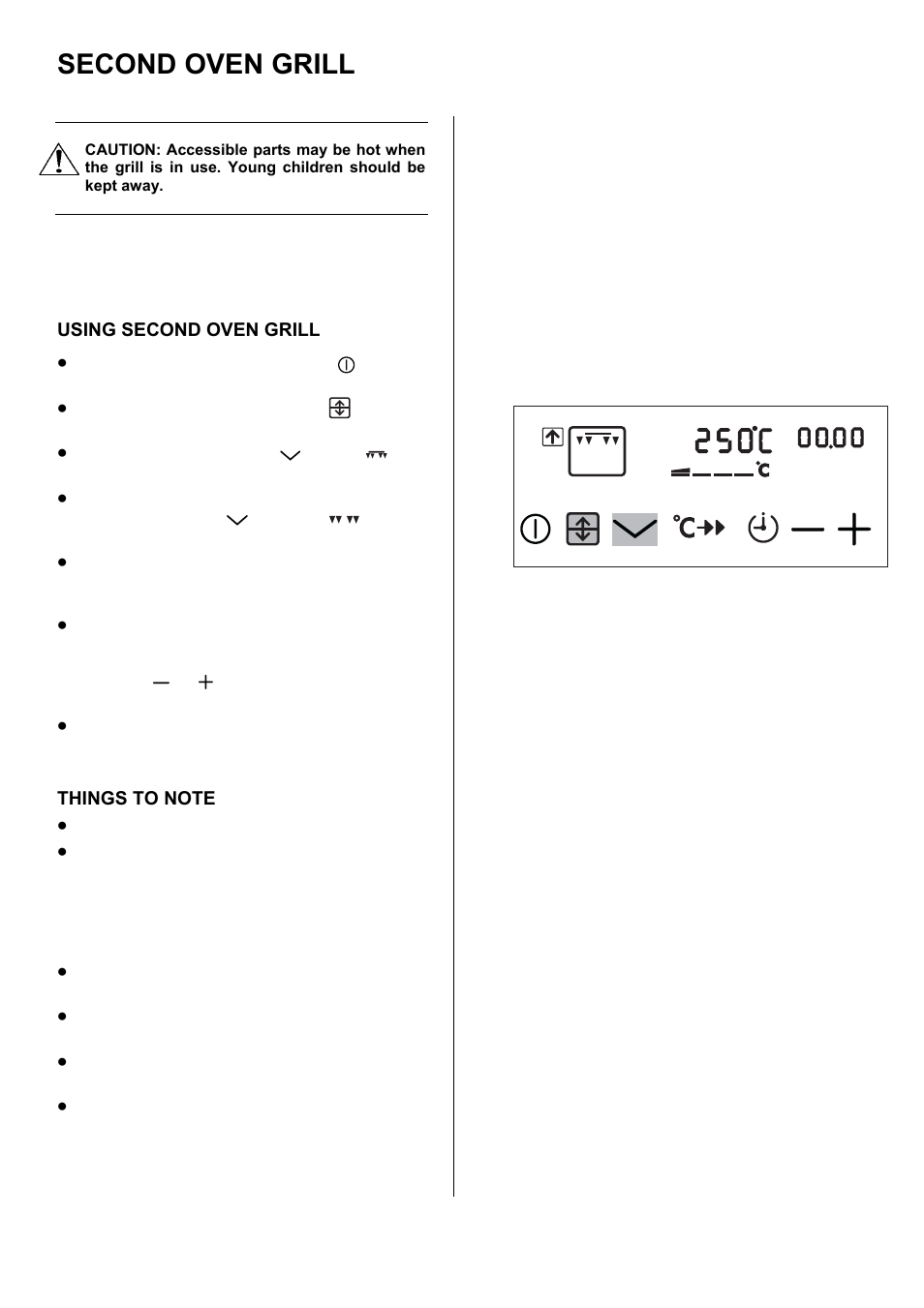 Second oven grill | Electrolux D98000VF User Manual | Page 15 / 48