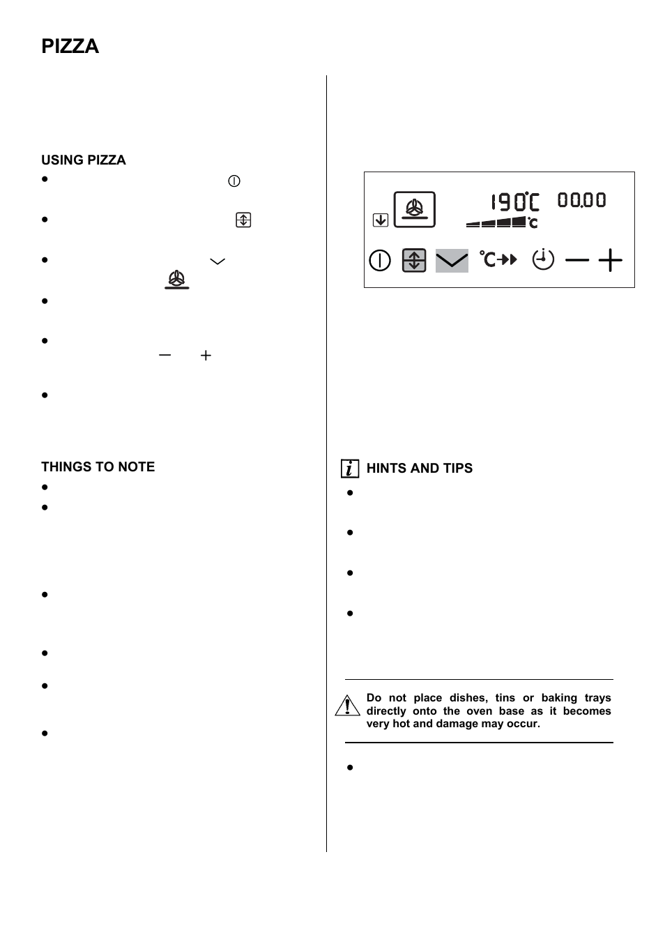 Pizza | Electrolux D98000VF User Manual | Page 26 / 48