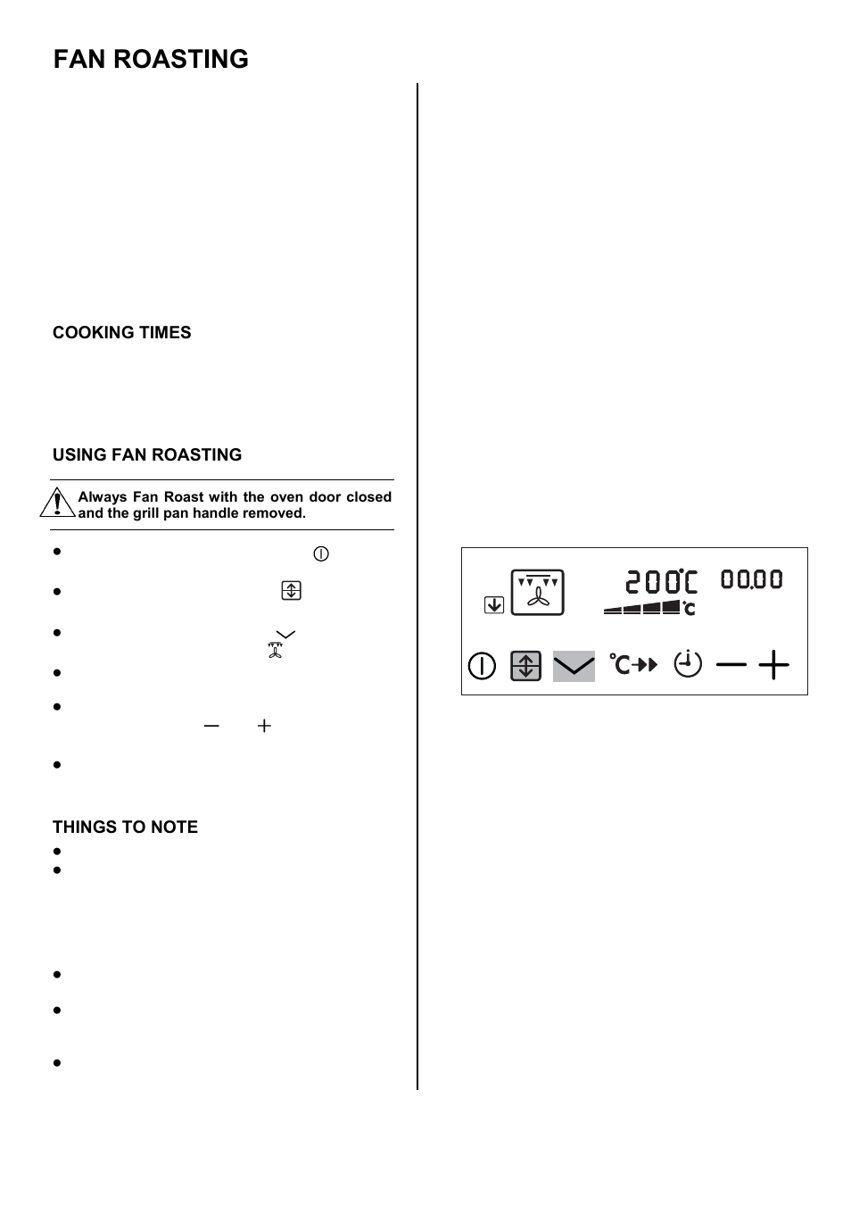 Fan roasting | Electrolux D98000VF User Manual | Page 28 / 48