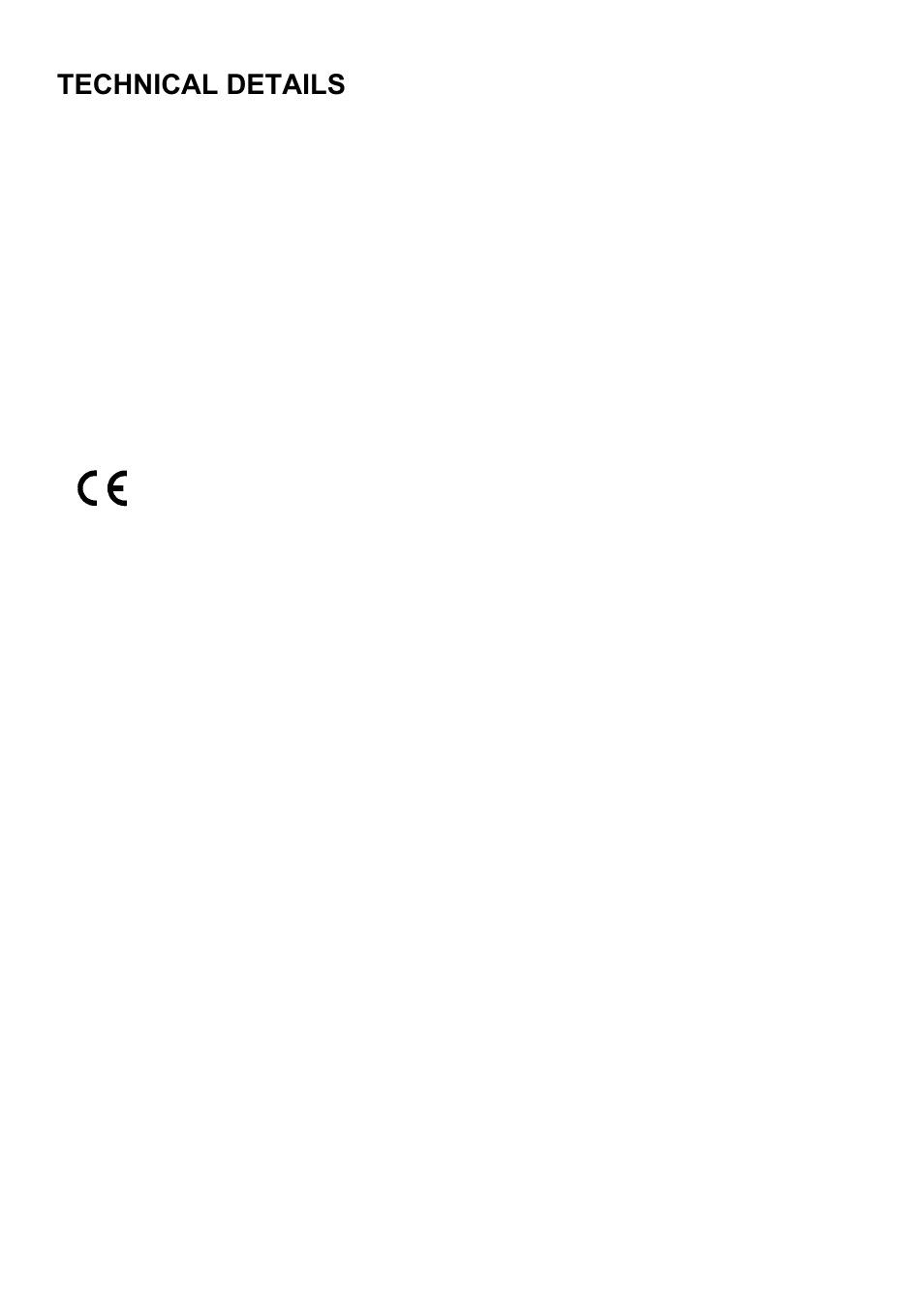 Technical details | Electrolux D98000VF User Manual | Page 45 / 48