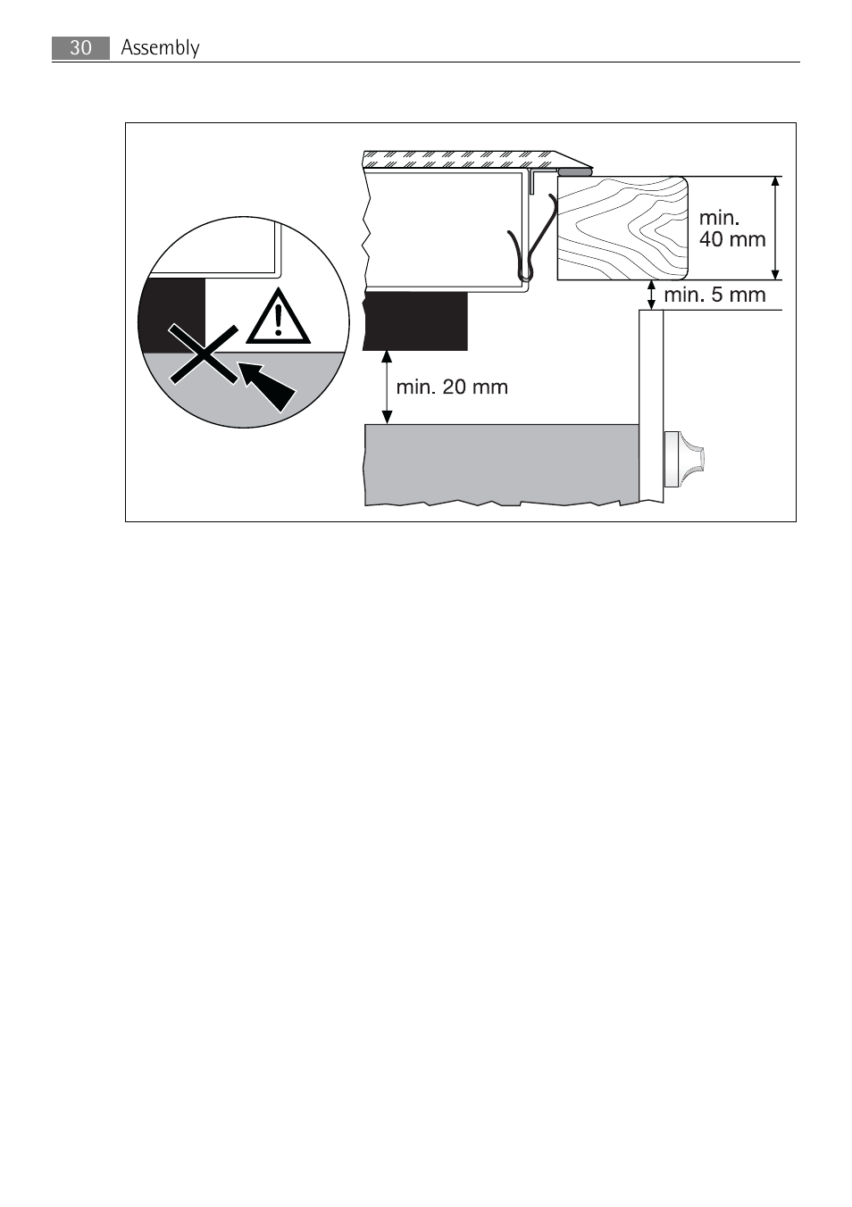 Assembly 30 | Electrolux 98001 KF SN User Manual | Page 30 / 36