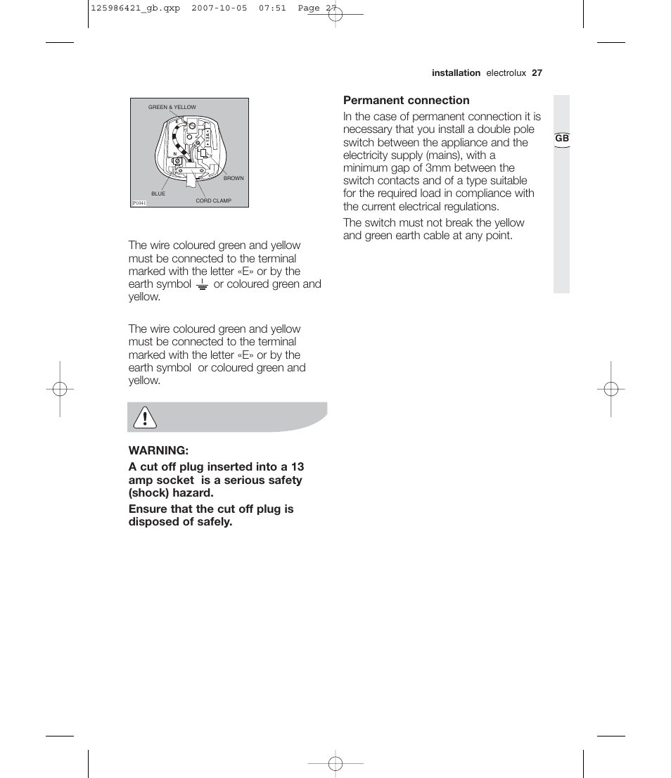 Electrolux EDE 57160W User Manual | Page 27 / 31