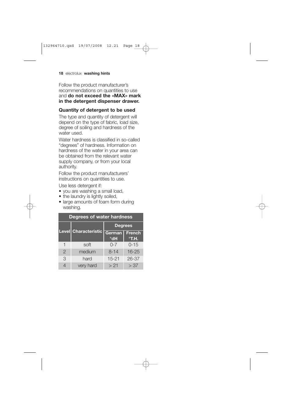 Electrolux EWG 12450 W User Manual | Page 18 / 44