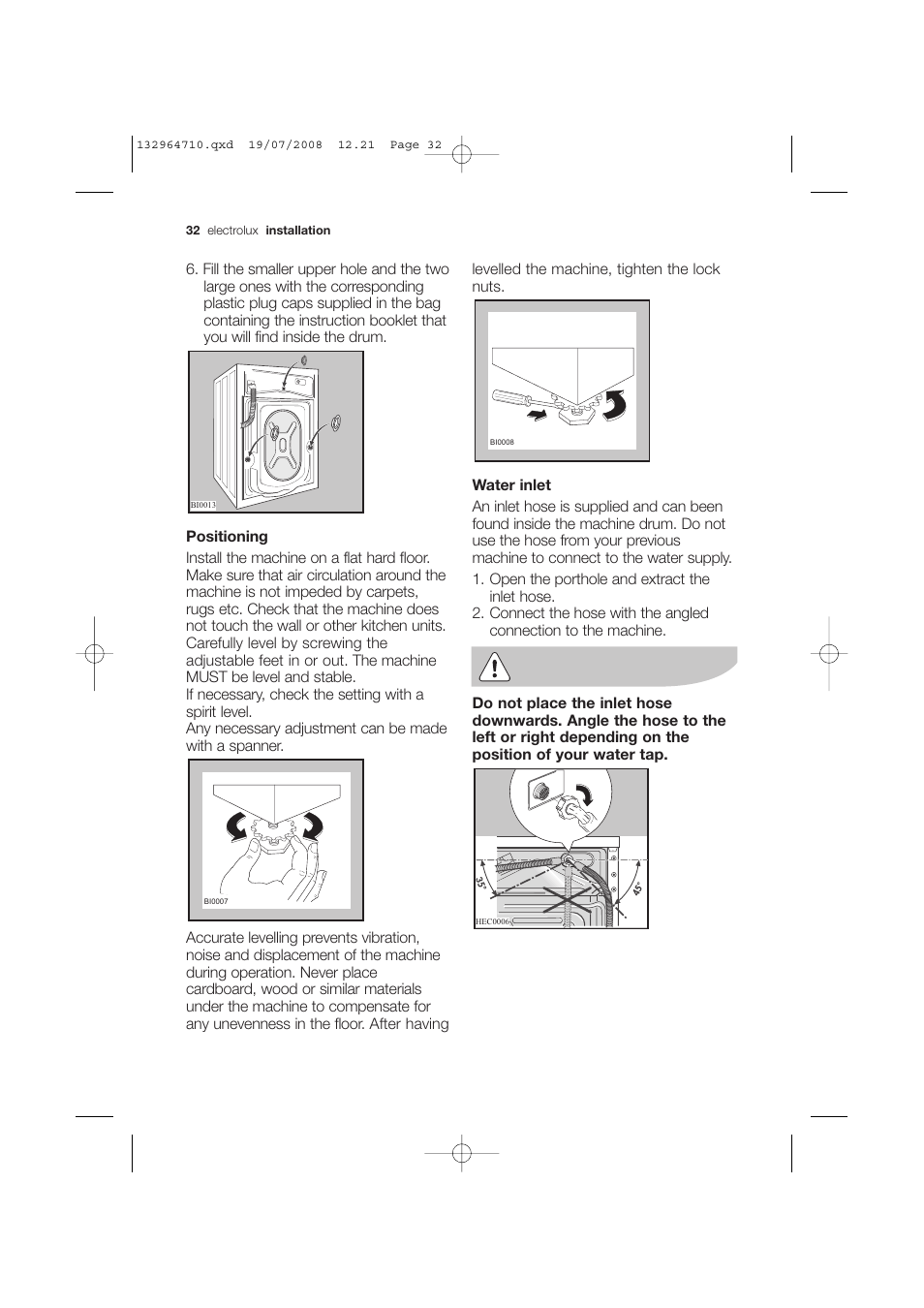 Electrolux EWG 12450 W User Manual | Page 32 / 44