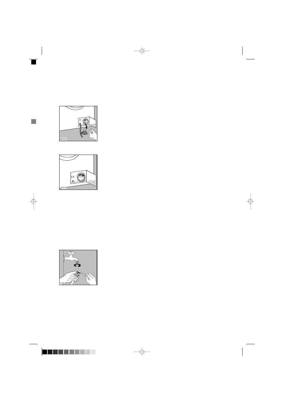 Emergency emptying out, Frost precautions, Water inlet filter | Electrolux EW 880F User Manual | Page 20 / 23