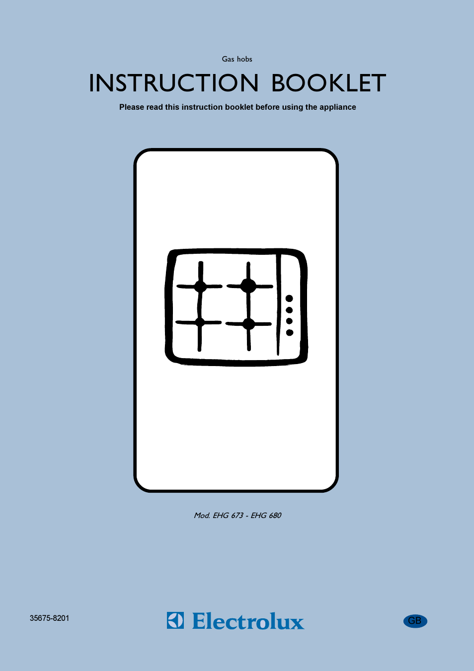 Electrolux EHG 673 User Manual | 16 pages