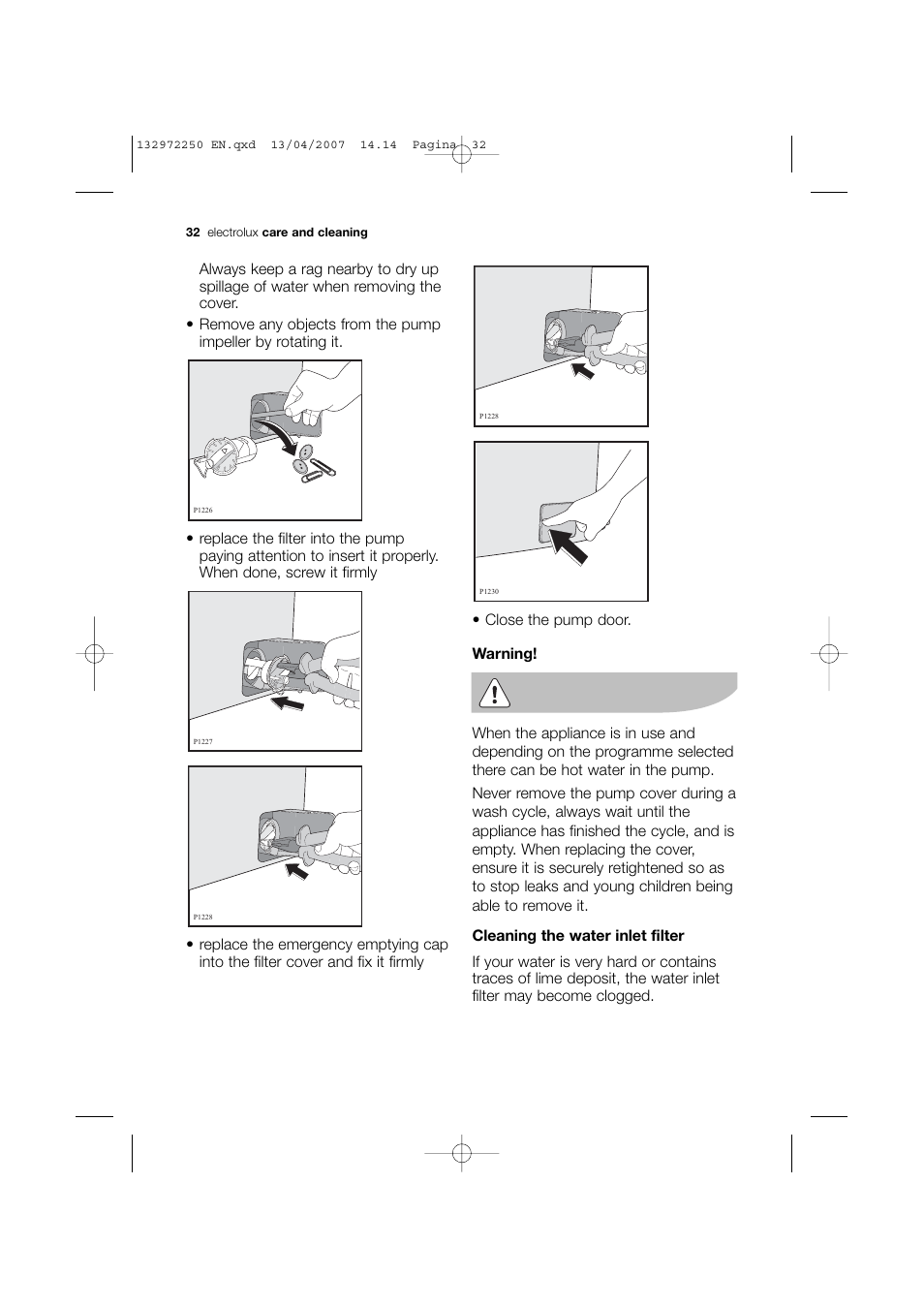 Electrolux EWN 14991 W User Manual | Page 32 / 52