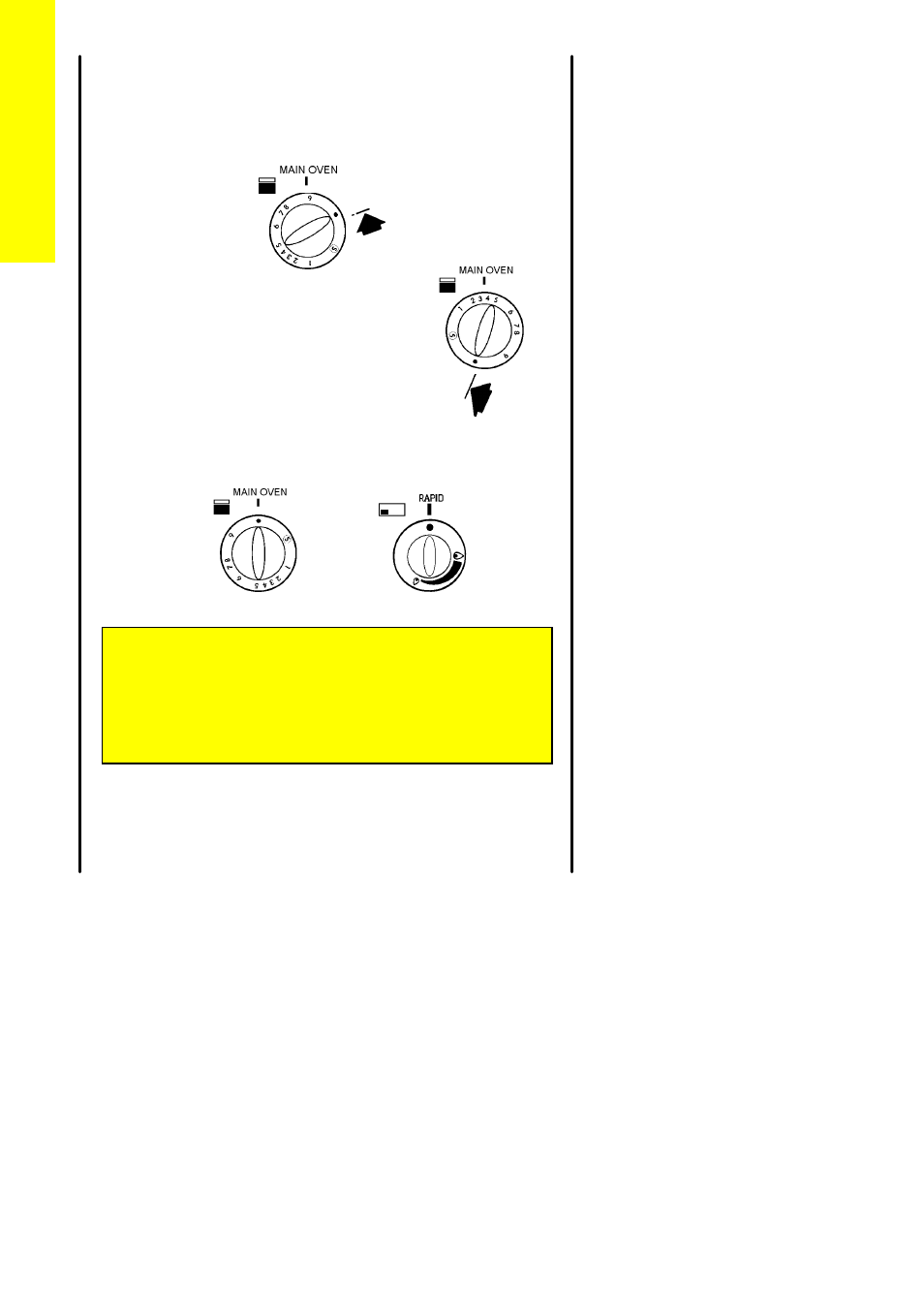 Main oven, Oven light, For your safety | Electrolux CSIG 501 User Manual | Page 6 / 52