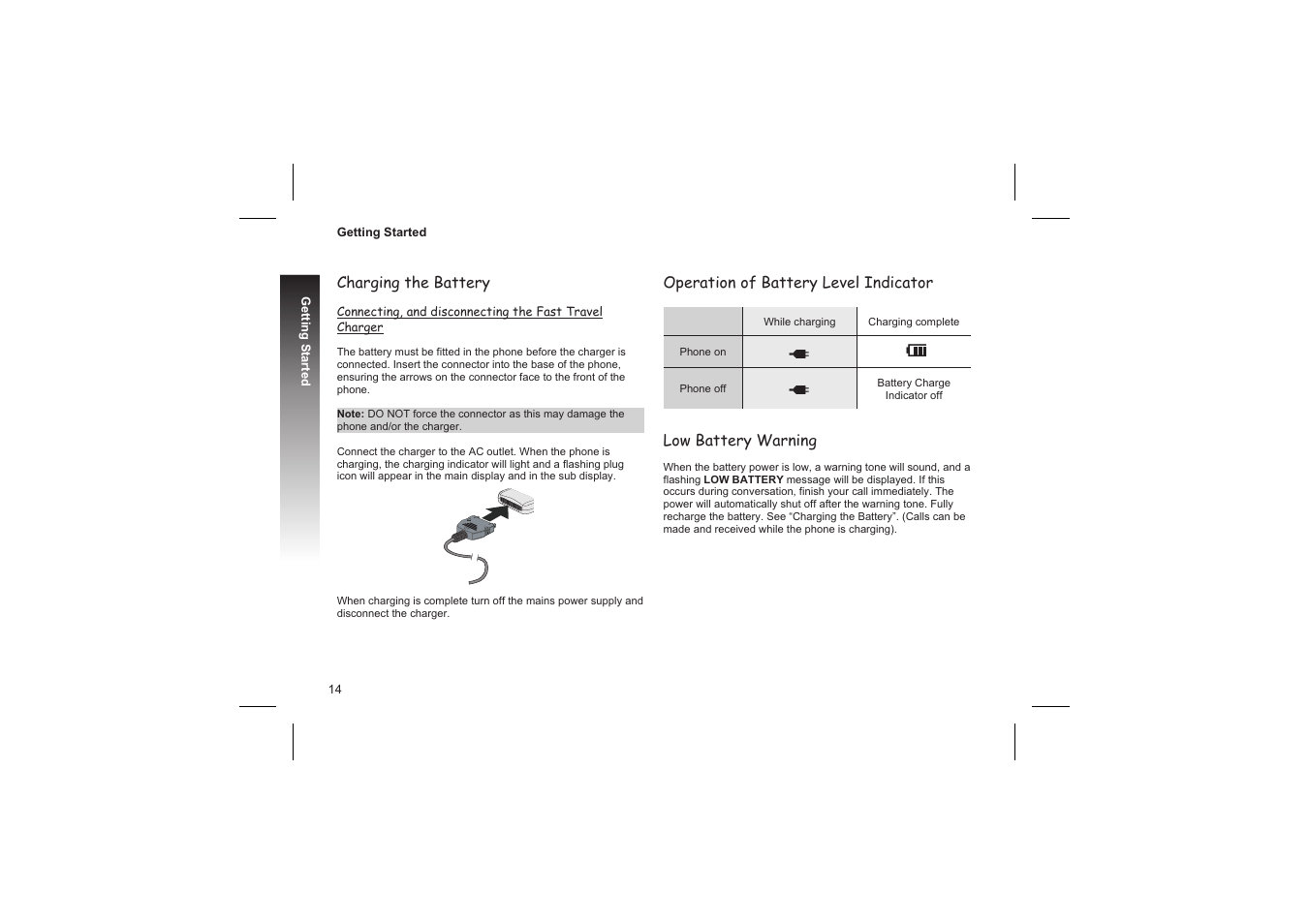 Menu system 15 | Panasonic GD87 User Manual | Page 12 / 114