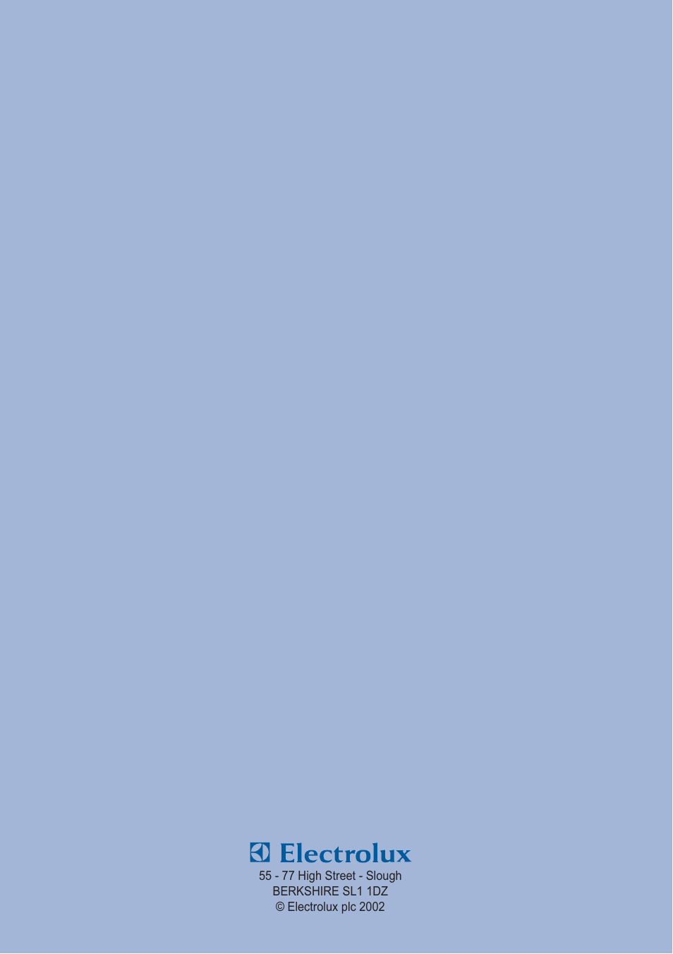 Electrolux CHI 950 User Manual | Page 20 / 20