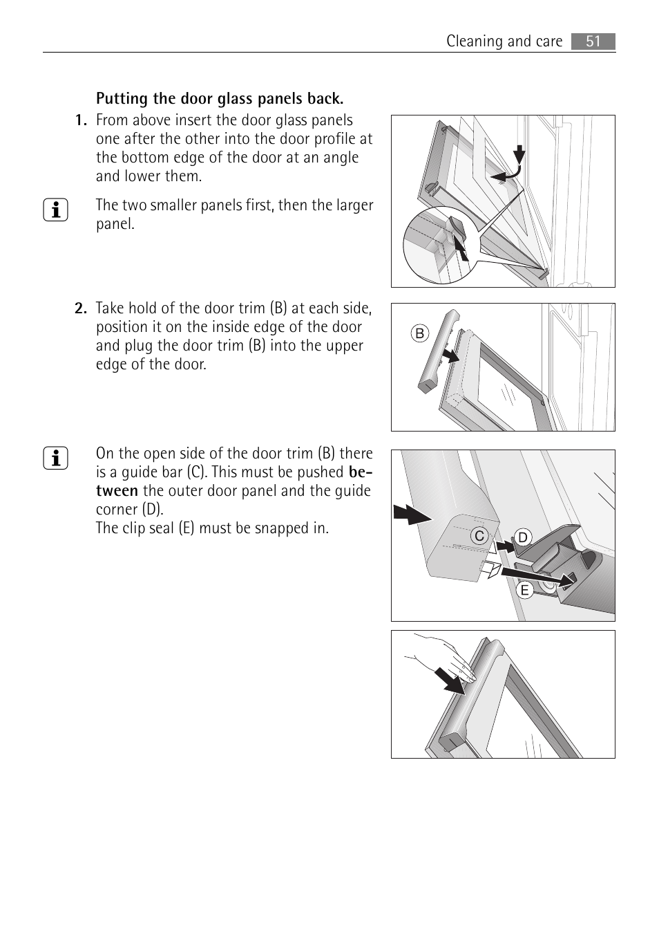 Electrolux B57415B User Manual | Page 51 / 64
