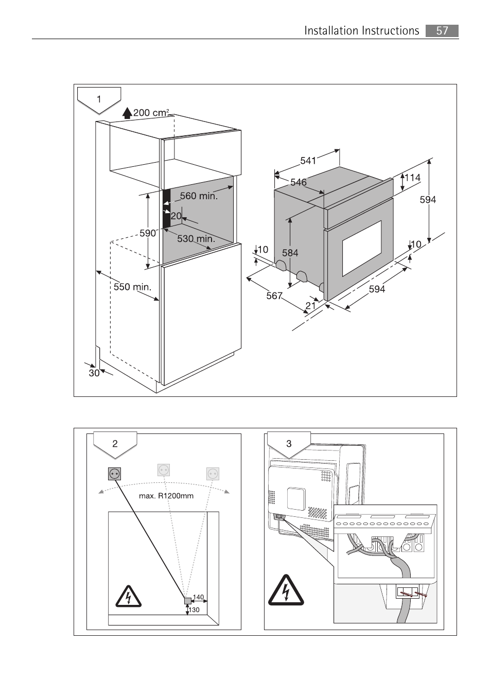 Electrolux B57415B User Manual | Page 57 / 64