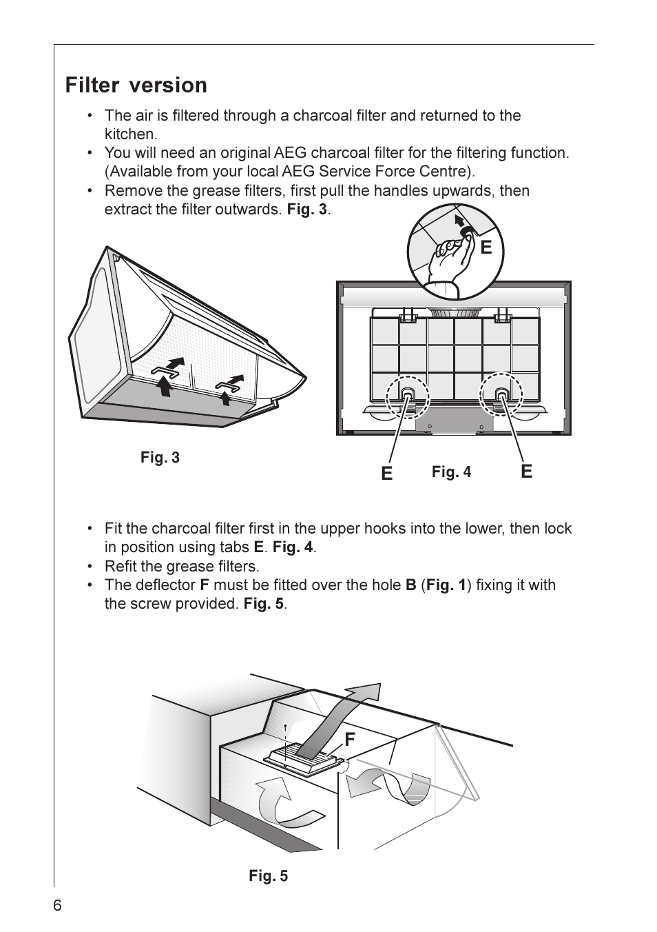 Filter version | Electrolux HE 3160 User Manual | Page 6 / 20
